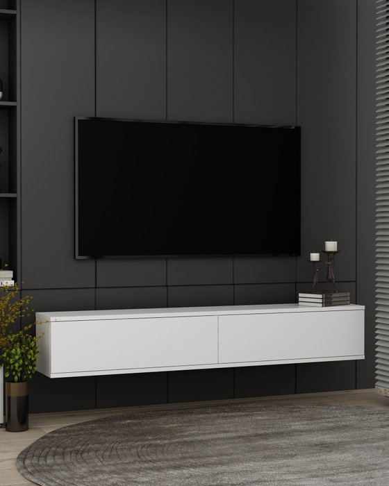 Hanah Home Aris Soporte para TV Blanco Hanah Home Aris Soporte para TV Blanco